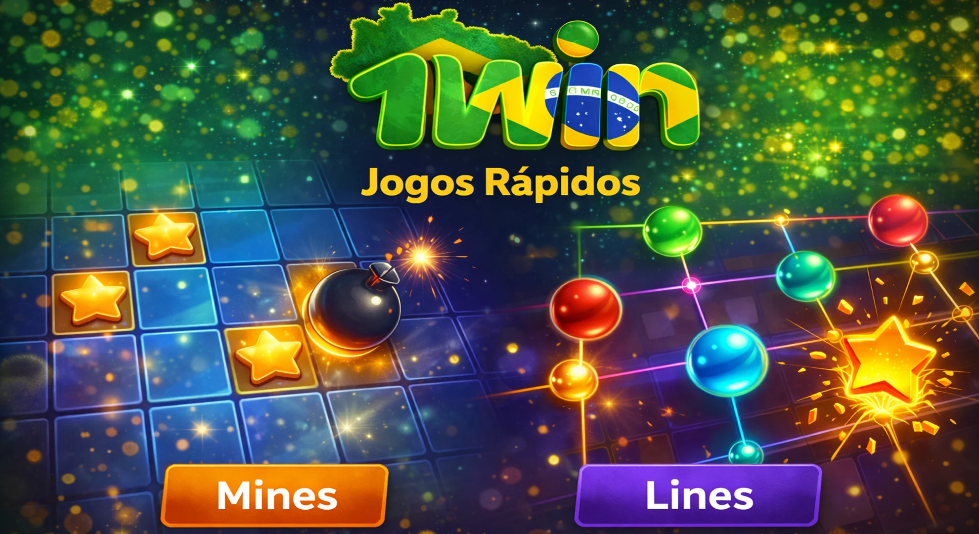 Jogos Rápidos: Intensidade e Emoção - Mines, Lines