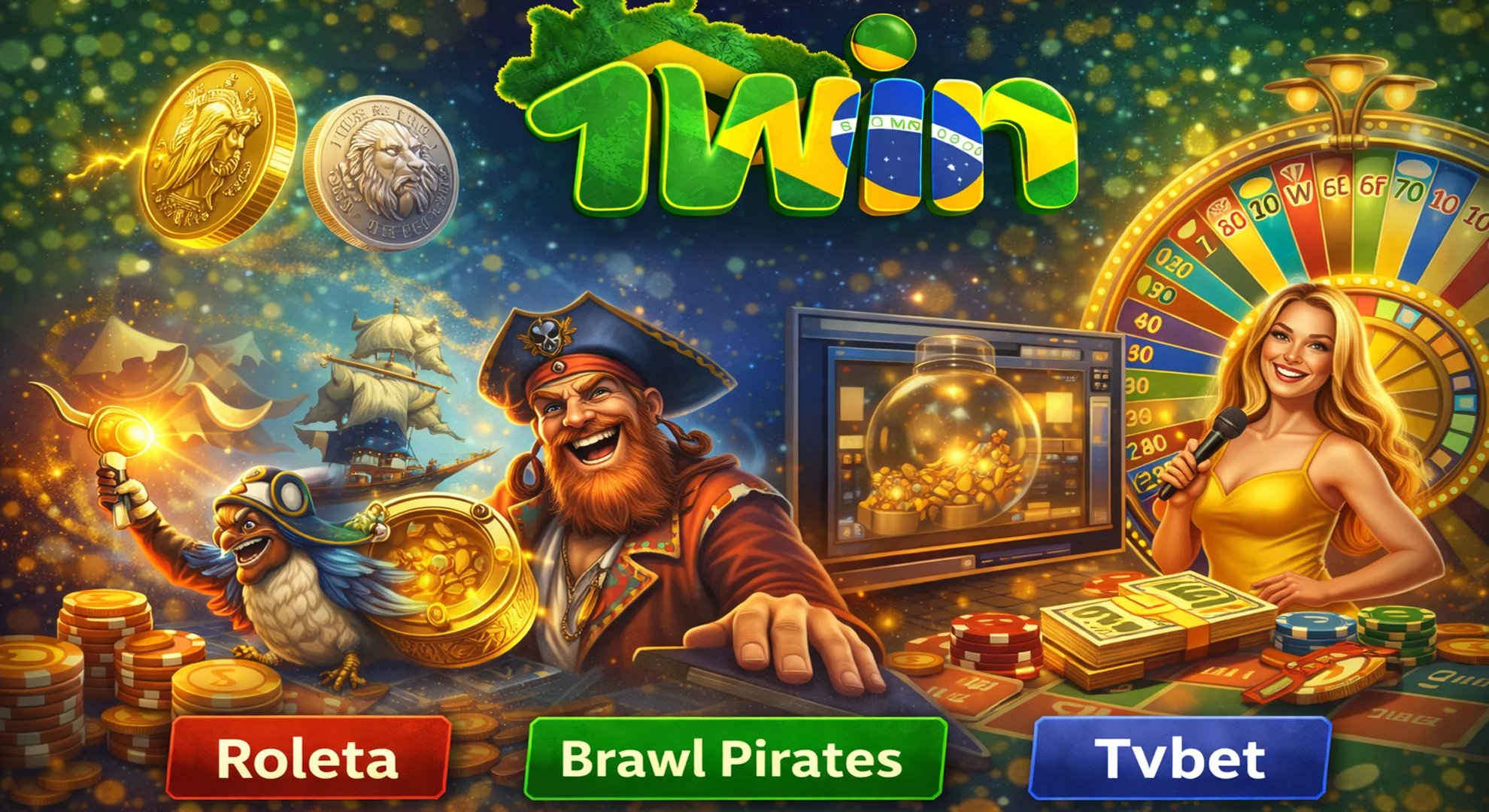 Outros Tipos de Jogos Disponíveis no 1win